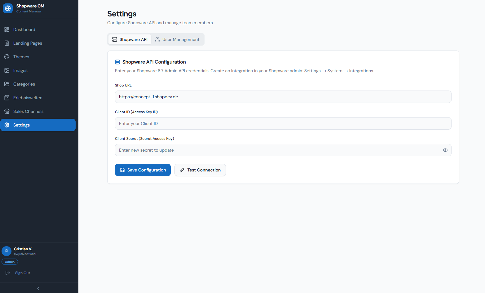 Images — Upload & Manage Image Library
